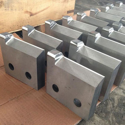산업적 플라잉 쉬어 블레이드 견고성 54 강철봉 커터 블레이드 256x100x28mm